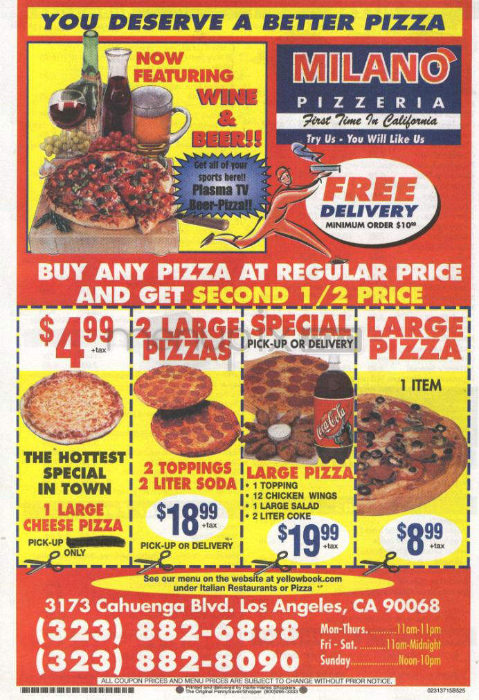 /202584/Milano-Pizzeria-Los-Angeles-CA - Los Angeles, CA