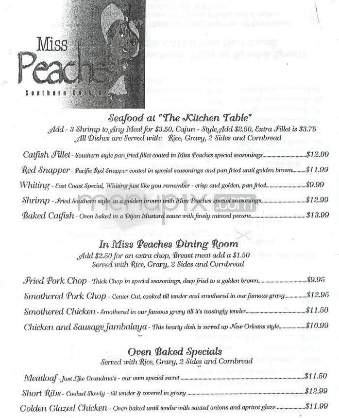 Miss Peaches - North Hollywood, CA menu_pic