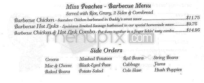 Miss Peaches - North Hollywood, CA menu_pic
