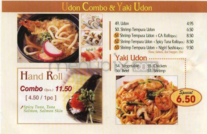 Miyako - Los Angeles, CA menu_pic