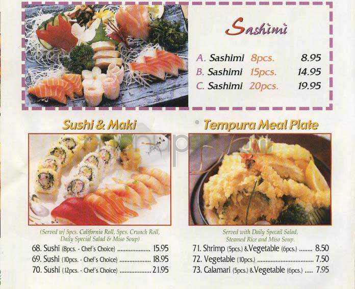 Miyako - Los Angeles, CA menu_pic