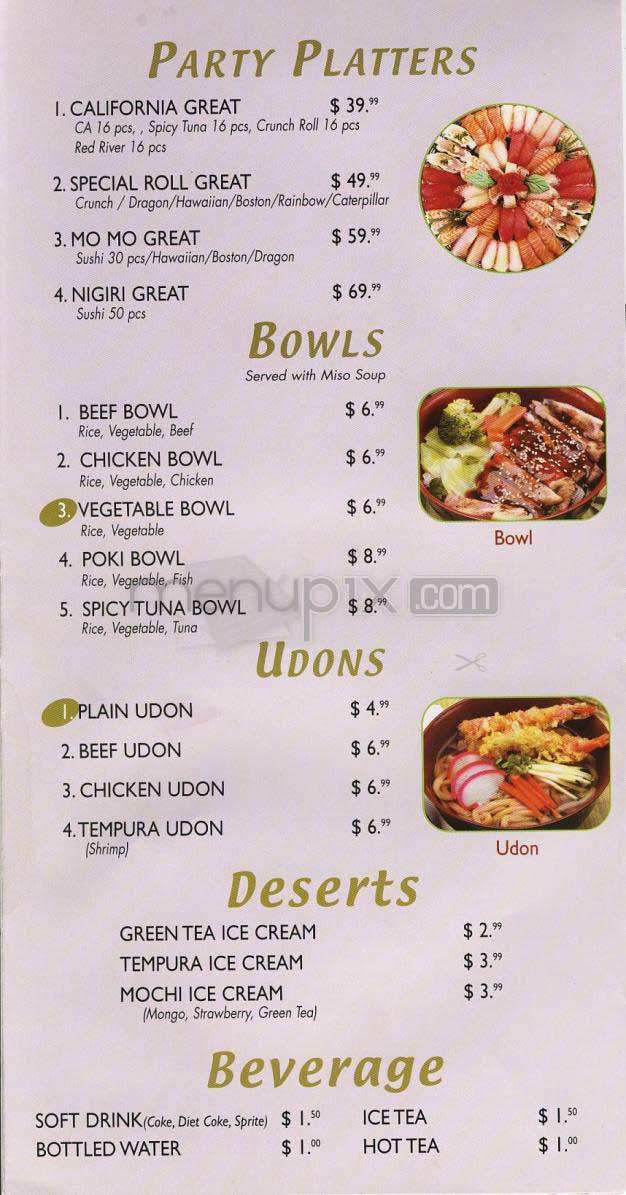 Mo Mo - Los Angeles, CA menu_pic
