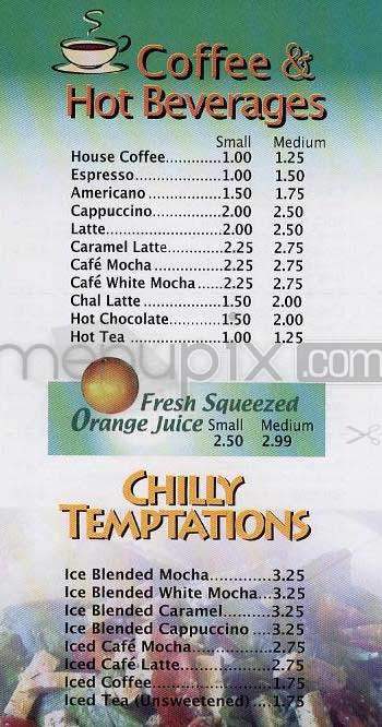Mocha Java - Los Angeles, CA menu_pic
