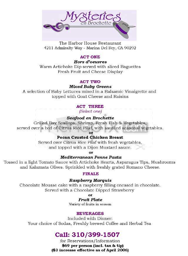 Mysteries En Brochette - Santa Monica, CA menu_pic