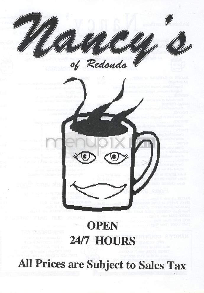 Nancy's Of Redondo - Redondo Beach, CA menu_pic