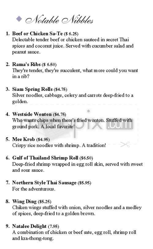 Natalee - Los Angeles, CA menu_pic