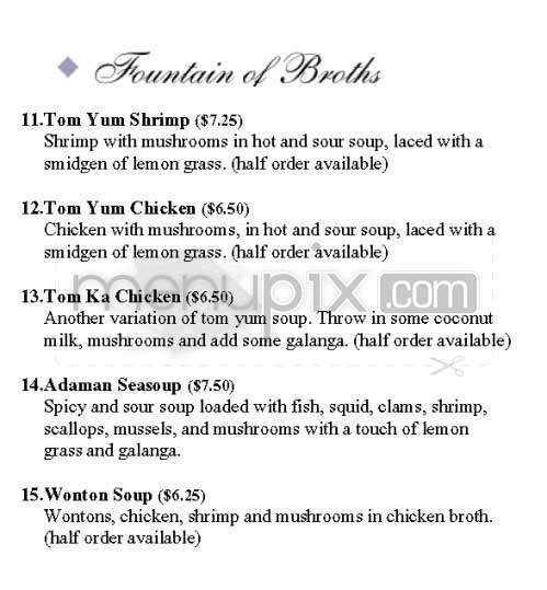 Natalee - Los Angeles, CA menu_pic
