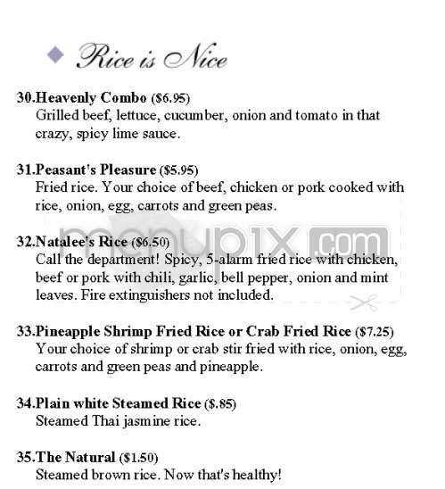 Natalee - Los Angeles, CA menu_pic
