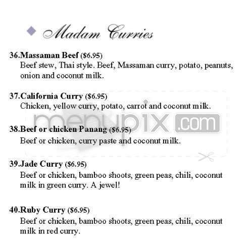 Natalee - Los Angeles, CA menu_pic