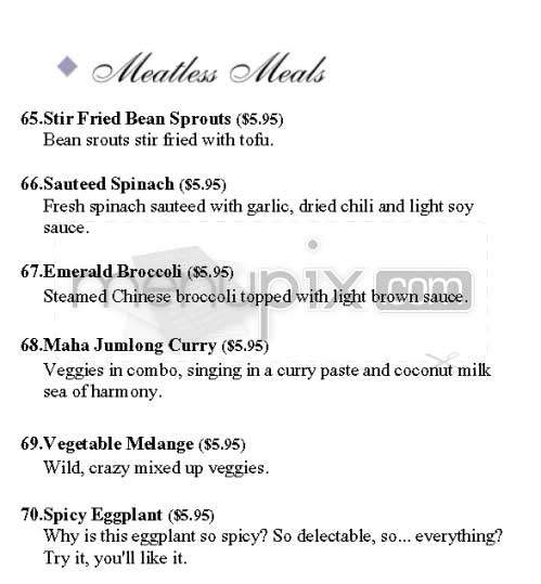 Natalee - Los Angeles, CA menu_pic
