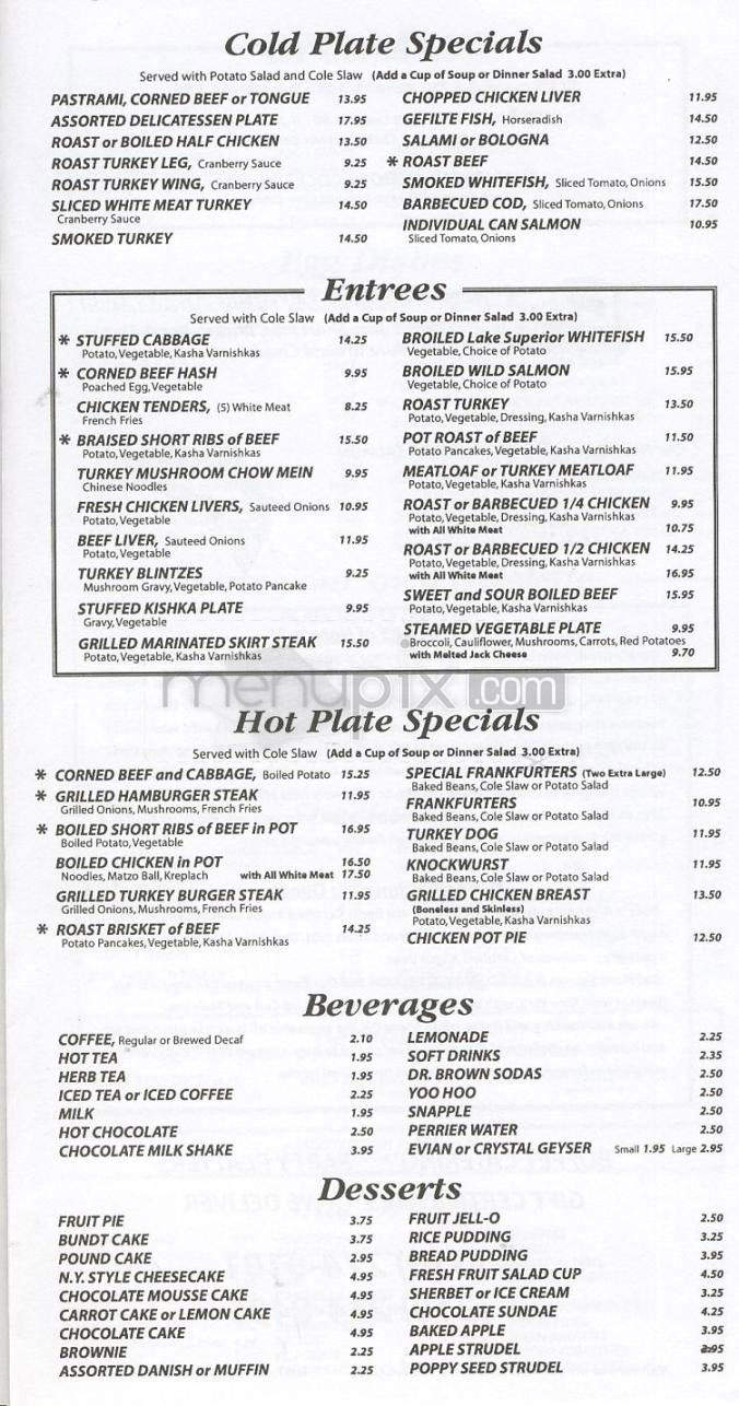 Nate 'n Al - Beverly Hills, CA menu_pic