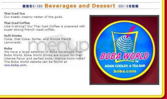 Noodle World - Pasadena, CA menu_pic
