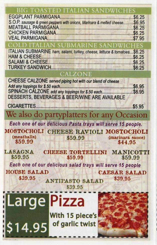 New York Pizza & Pasta - West Hollywood, CA menu_pic
