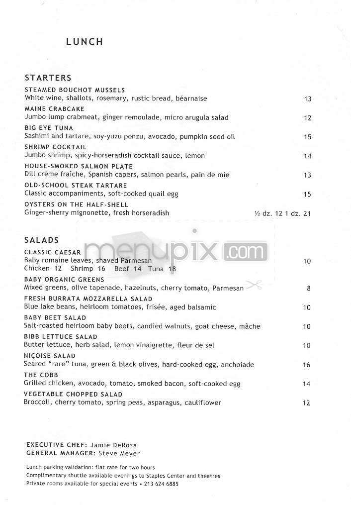 Nick & Steph's - Los Angeles, CA menu_pic