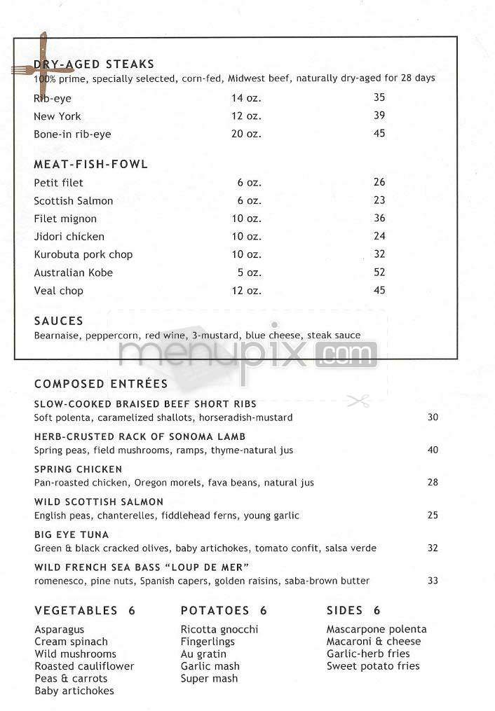 Nick & Steph's - Los Angeles, CA menu_pic