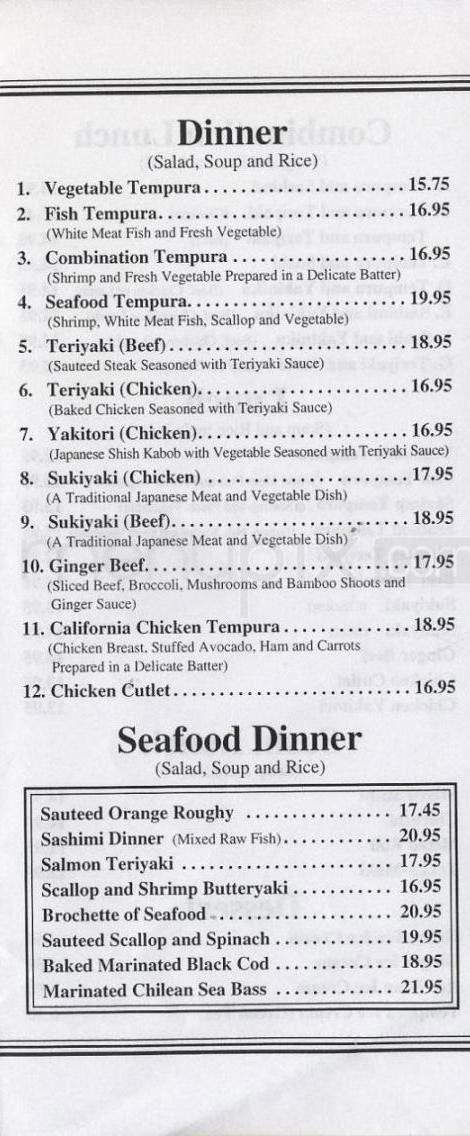 Noma's - Santa Monica, CA menu_pic