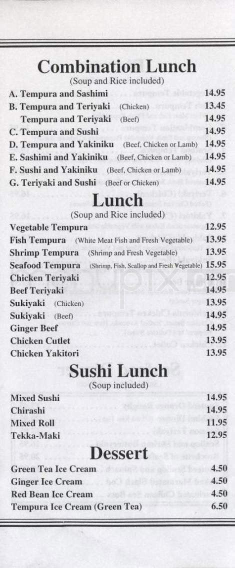 Noma's - Santa Monica, CA menu_pic