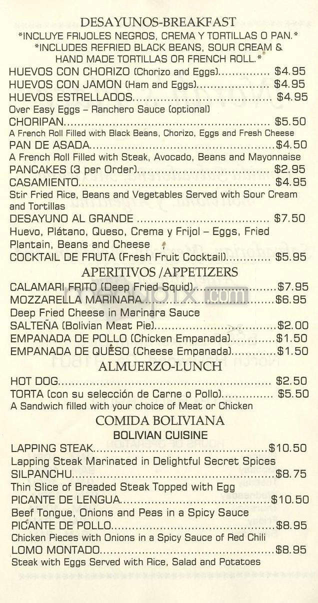 Norah's Place - North Hollywood, CA menu_pic