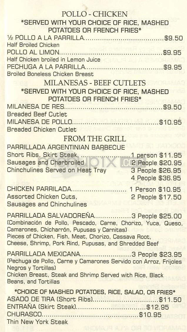 Norah's Place - North Hollywood, CA menu_pic