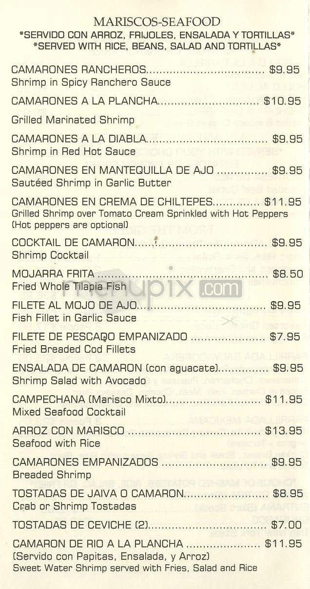 Norah's Place - North Hollywood, CA menu_pic