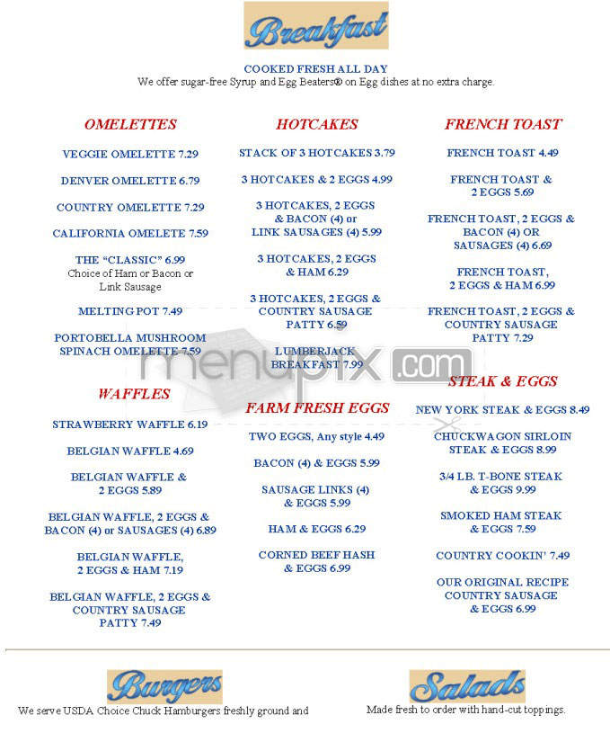 Norm's - Los Angeles, CA menu_pic