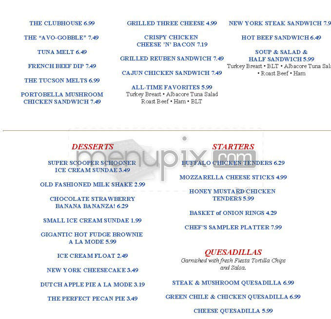 Norm's - Los Angeles, CA menu_pic