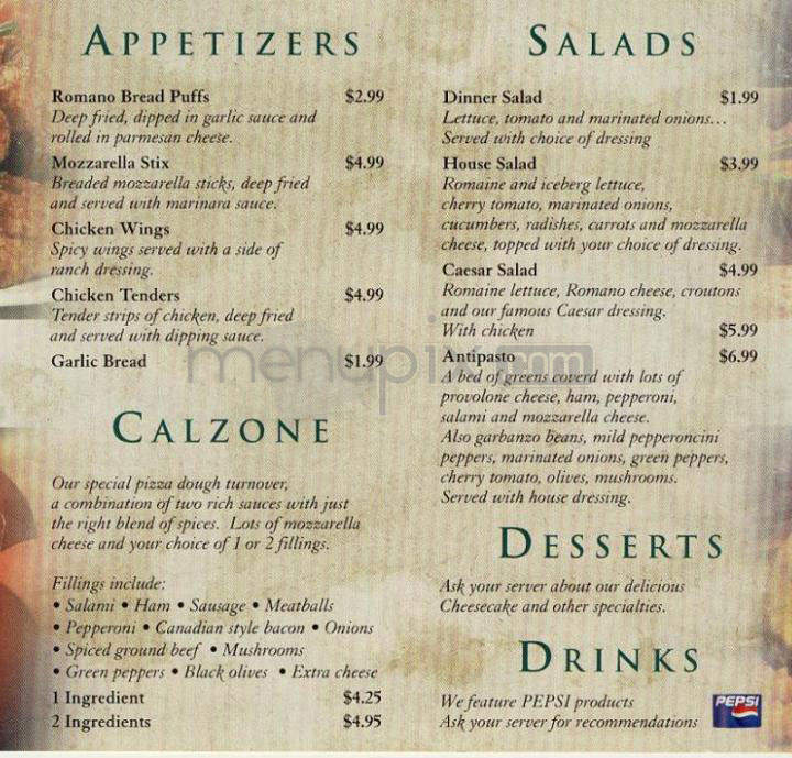 Numero Uno - Los Angeles, CA menu_pic
