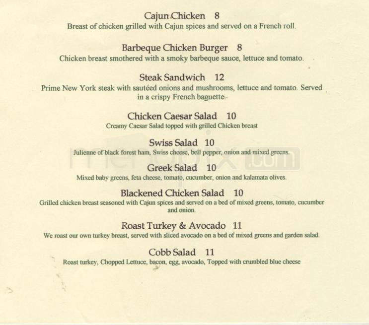 O'Briens Irish Restaurant - Santa Monica, CA menu_pic