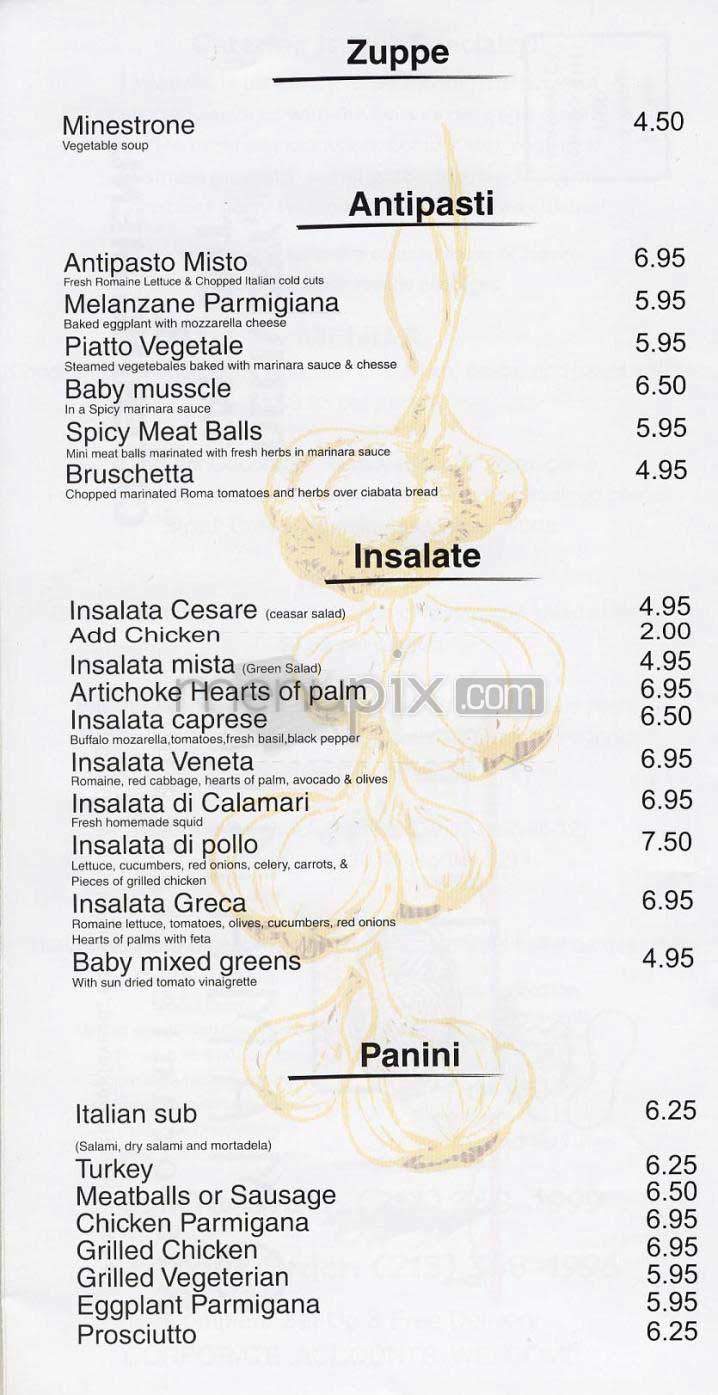 O'Mamma Mia - Los Angeles, CA menu_pic