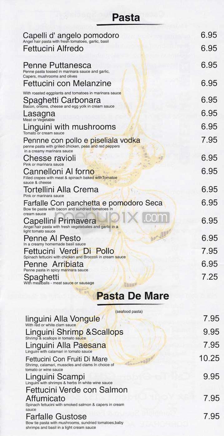 O'Mamma Mia - Los Angeles, CA menu_pic