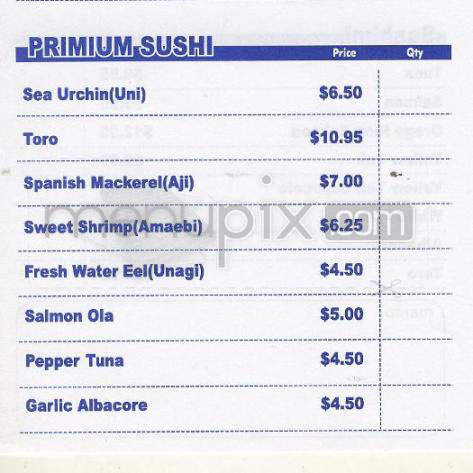 Ohana - Pasadena, CA menu_pic