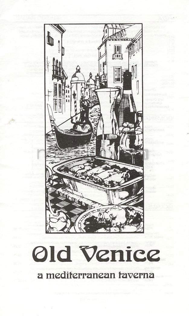 Old Venice - Manhattan Beach, CA menu_pic