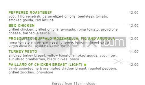 Oliver - Beverly Hills, CA menu_pic