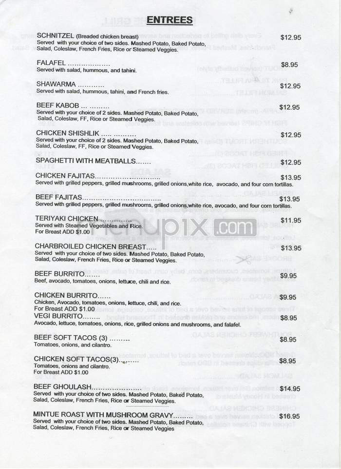 Orange Delite - Sherman Oaks, CA menu_pic