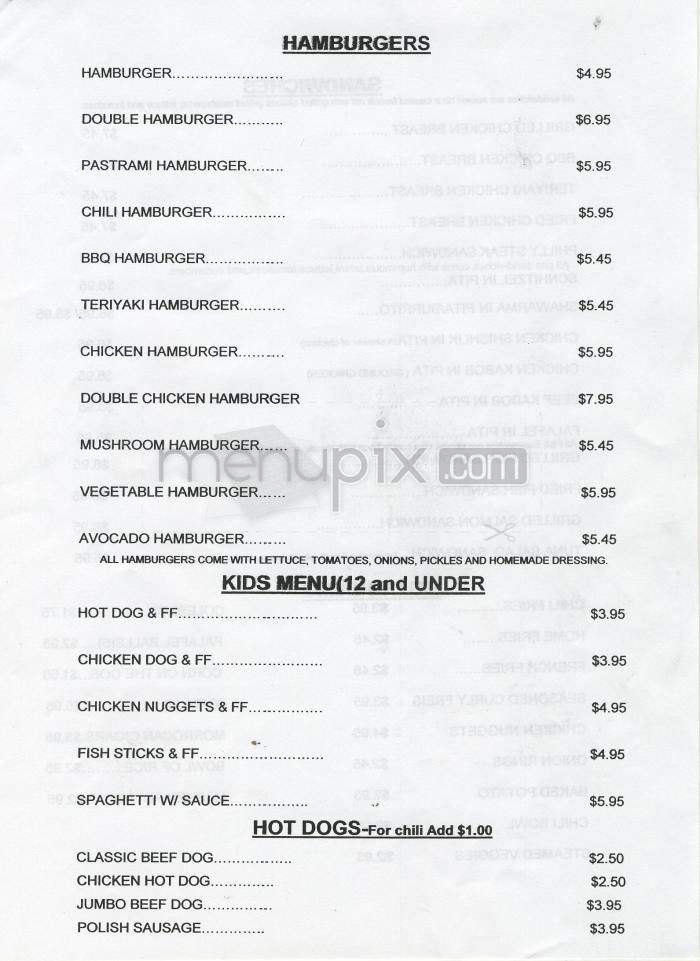 Orange Delite - Sherman Oaks, CA menu_pic