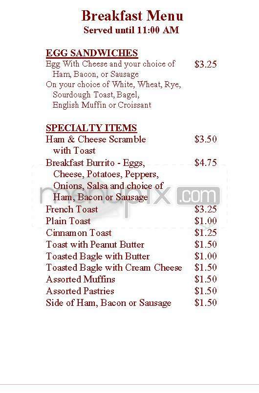 Our Place Cafe - Canoga Park, CA menu_pic