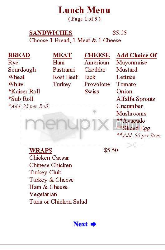 Our Place Cafe - Canoga Park, CA menu_pic