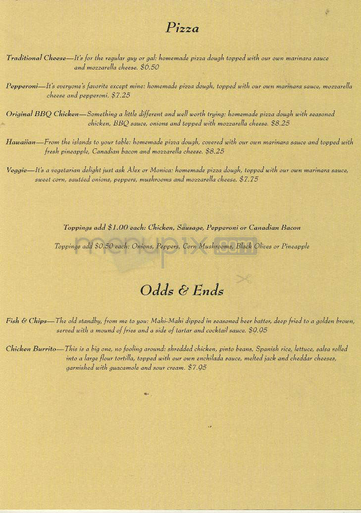 Patrick Molloys - Hermosa Beach, CA menu_pic