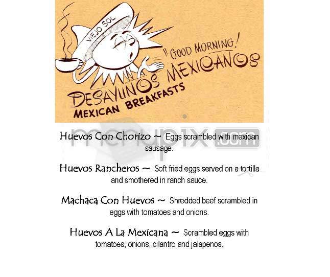 Paco's Tacos Cantina - Los Angeles, CA menu_pic