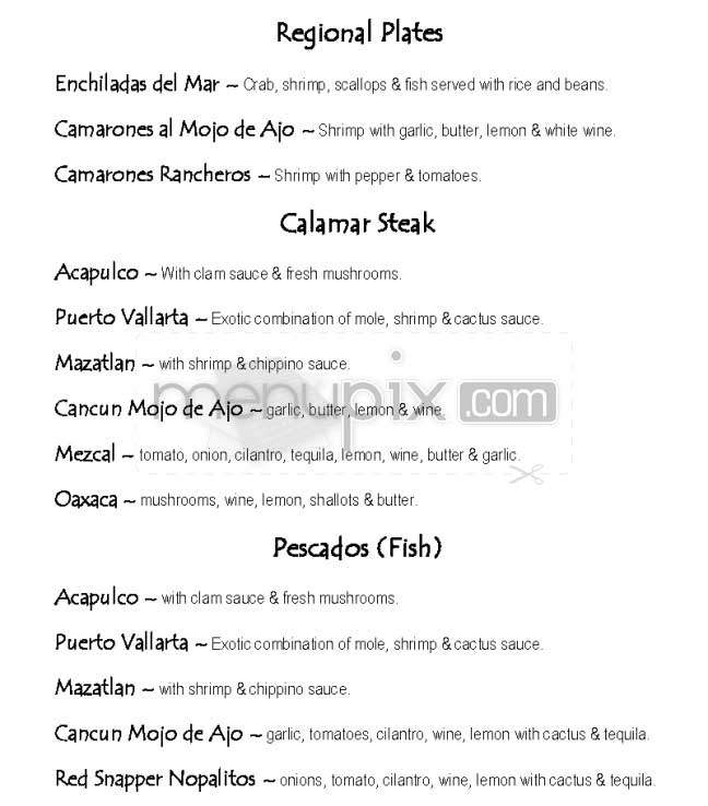 Paco's Tacos Cantina - Los Angeles, CA menu_pic