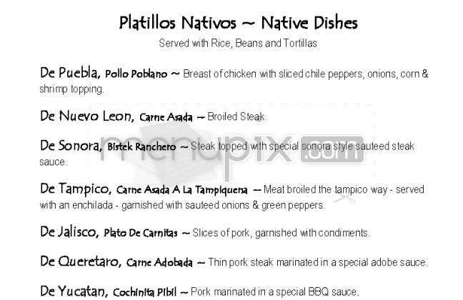 Paco's Tacos Cantina - Los Angeles, CA menu_pic