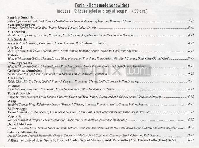 Pane Fresco - Los Angeles, CA menu_pic