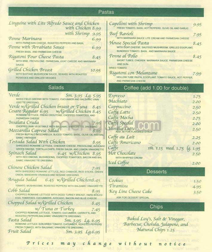 Panini Grill & Deli - Los Angeles, CA menu_pic
