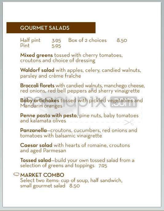 Patinette - Los Angeles, CA menu_pic