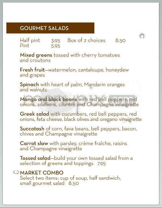 Patinette - Los Angeles, CA menu_pic