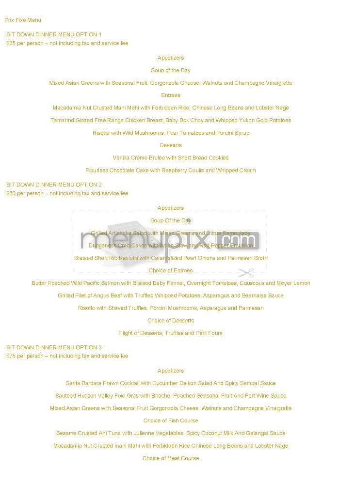 Pearl - Novato, CA menu_pic