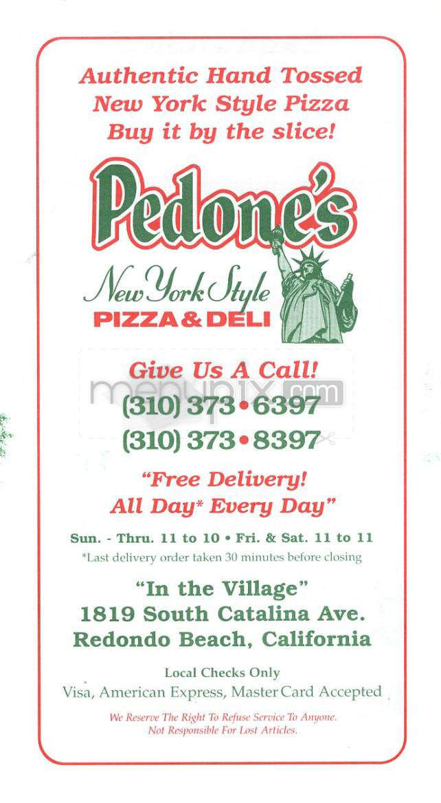 /202304/Pedones-Pizza-and-Deli-Redondo-Beach-CA - Redondo Beach, CA