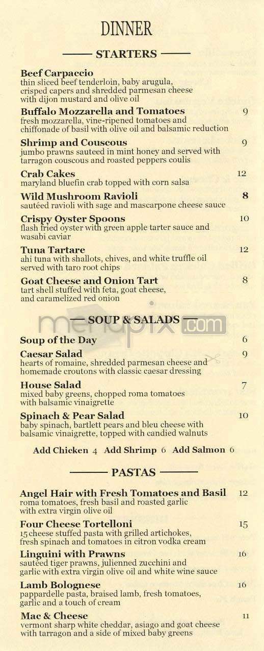 Pete's Cafe & Bar - Los Angeles, CA menu_pic