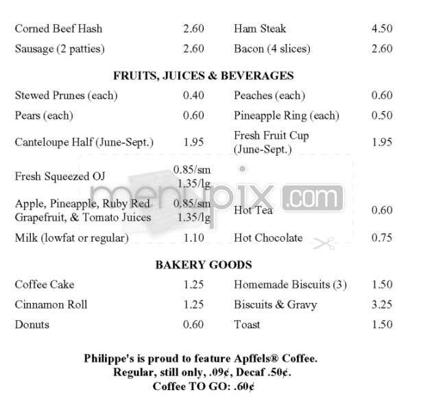 Philippe - Los Angeles, CA menu_pic