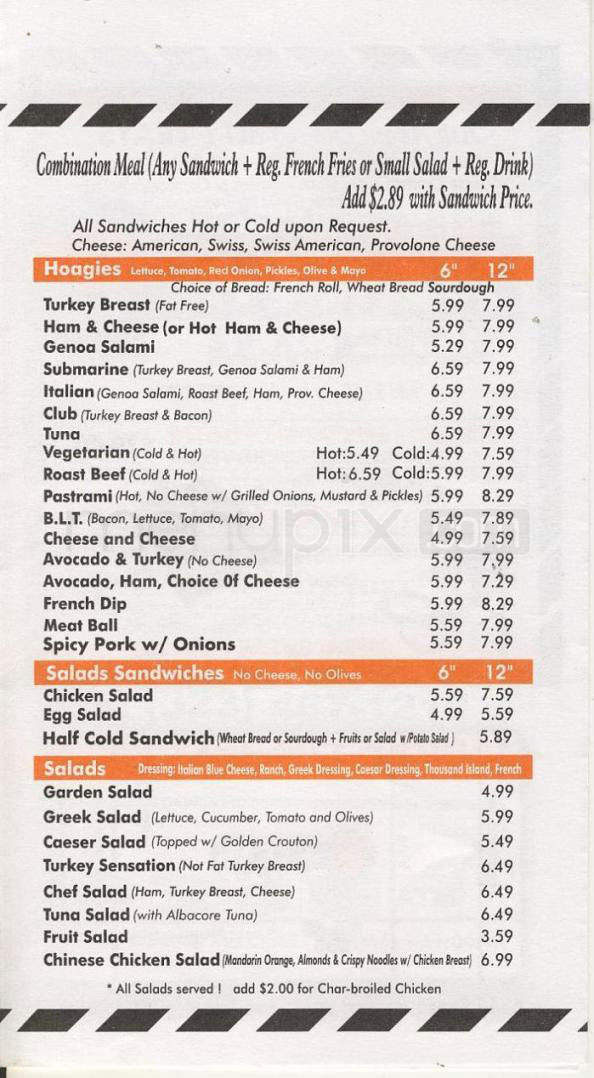 Philly Steak Depot - Los Angeles, CA menu_pic